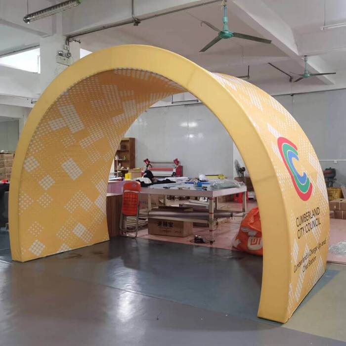 3D Tension Fabric Arch