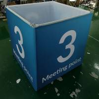 Cubic Hanging Sign