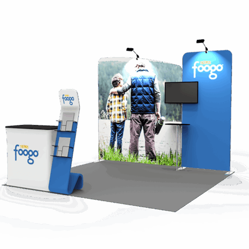 10x10 trade show booth 005 right