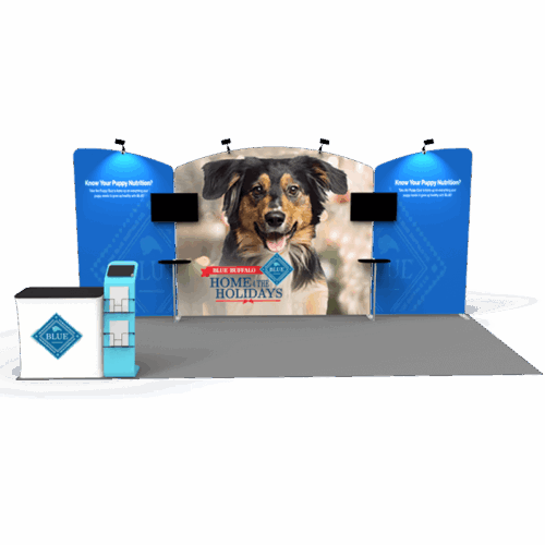 10x20 trade show booth 002 front