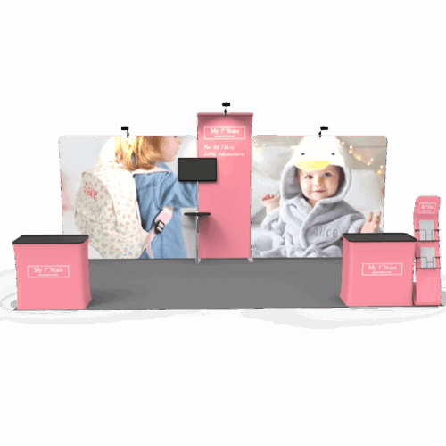 10x20 trade show booth 004 front