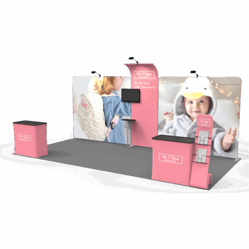 10x20 trade show booth 004 right
