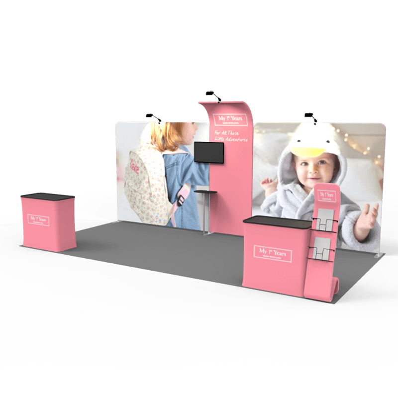 10x20 trade show booth 004 right