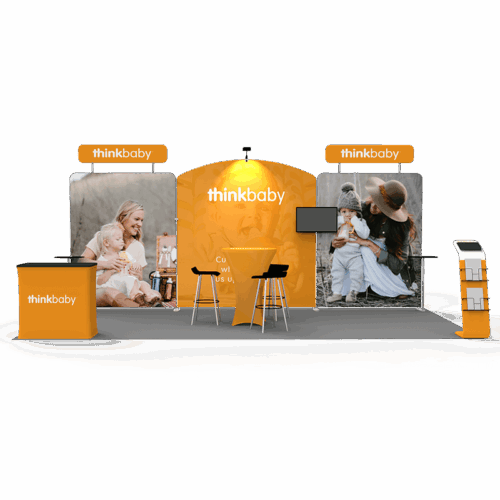 10x20 trade show booth 005 front