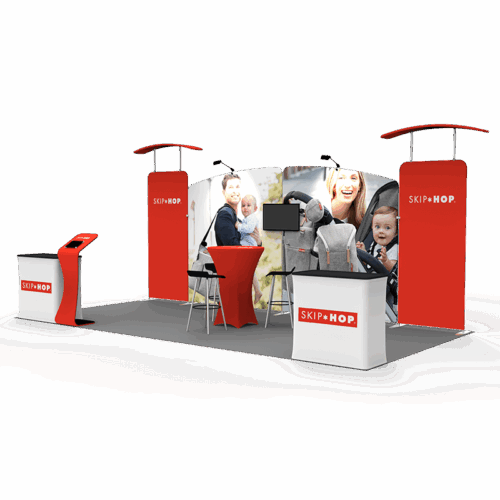 10x20 trade show booth 006 right