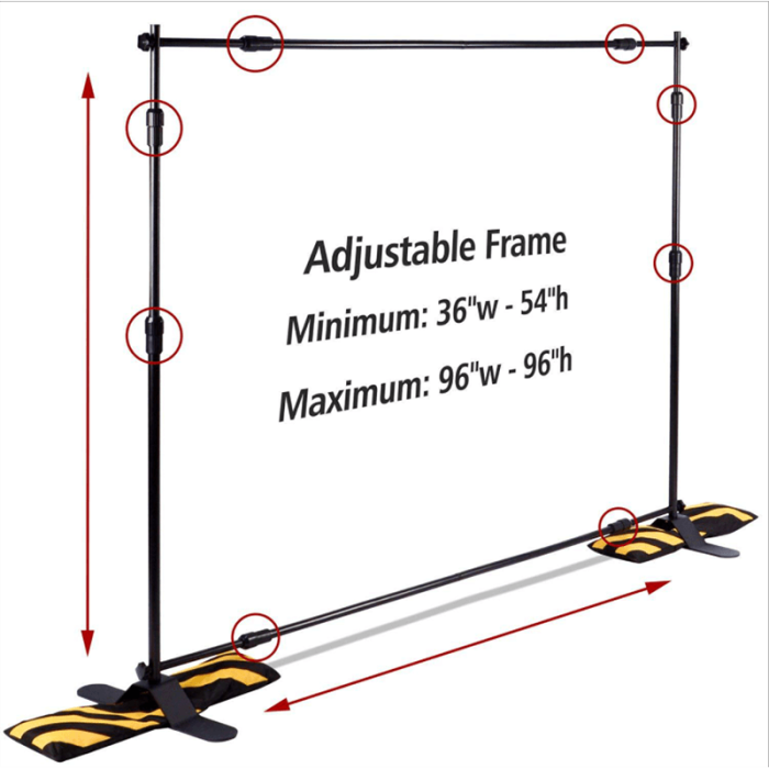 Adjustable Backdrop Stand - Image 3