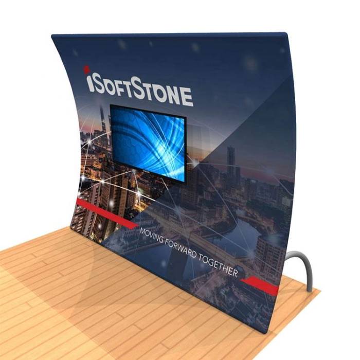 10ft Curved Tension Fabric Display - Image 8