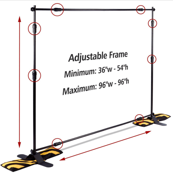 Step and Repeat Adjustable Stand - Image 6