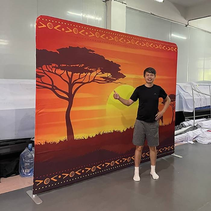 10ft straight tension fabric display - Image 3