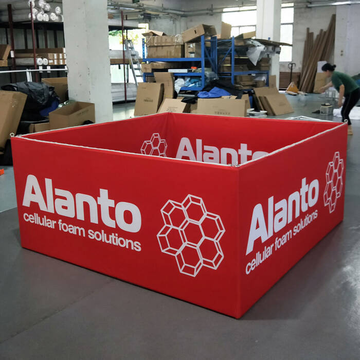 Square Trade Show Hanging Sign - Image 8
