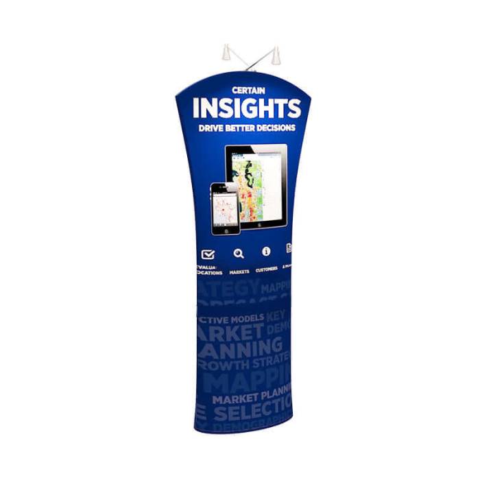 Curved Top Tension Fabric Banner Stand - Image 4