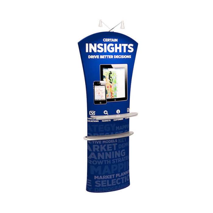 Curved Top Tension Fabric Banner Stand - Image 3