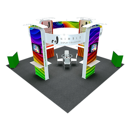 Island Booth 202001 mockup top low