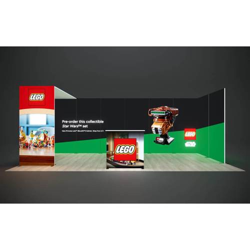 Backlit 10x20 Trade Show Display TSD003 front