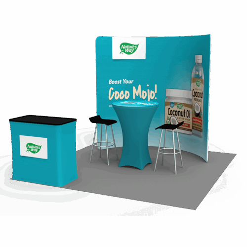 10x10 trade show booth 008 right