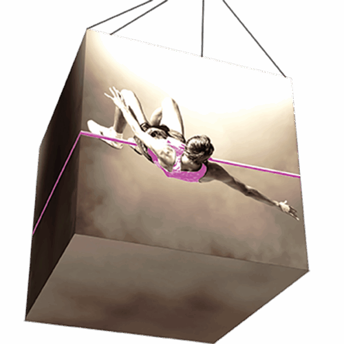 seg backlit hanging sign mockup