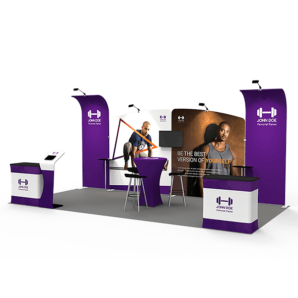 20 feet booth