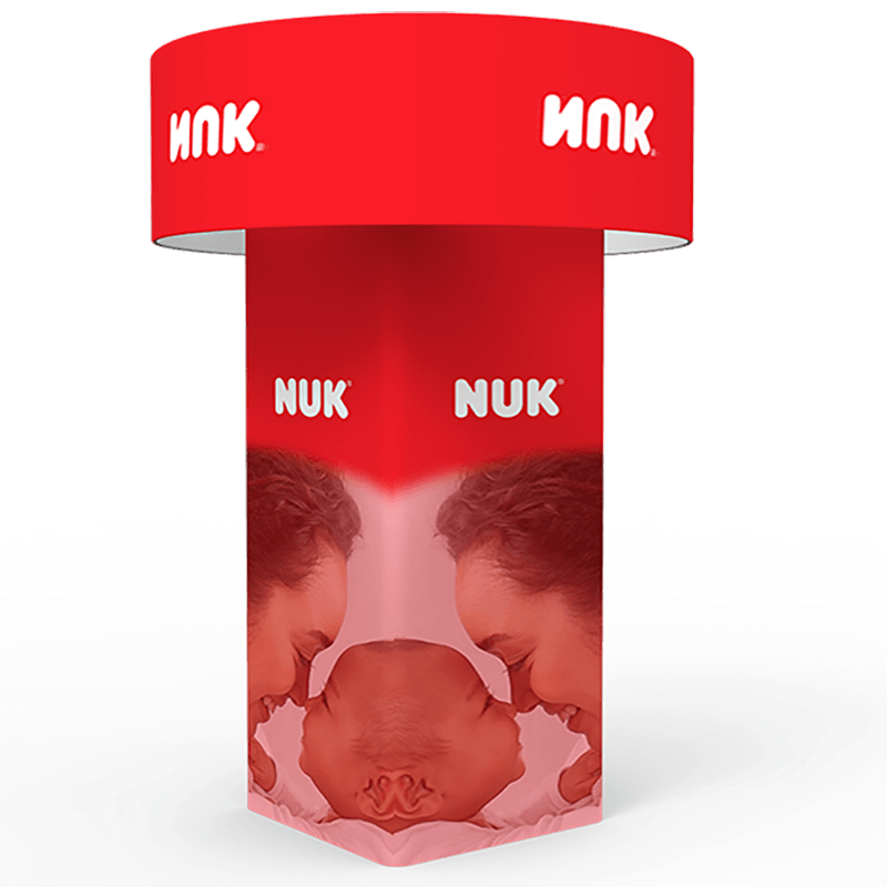 Square Pillar mockup nuk