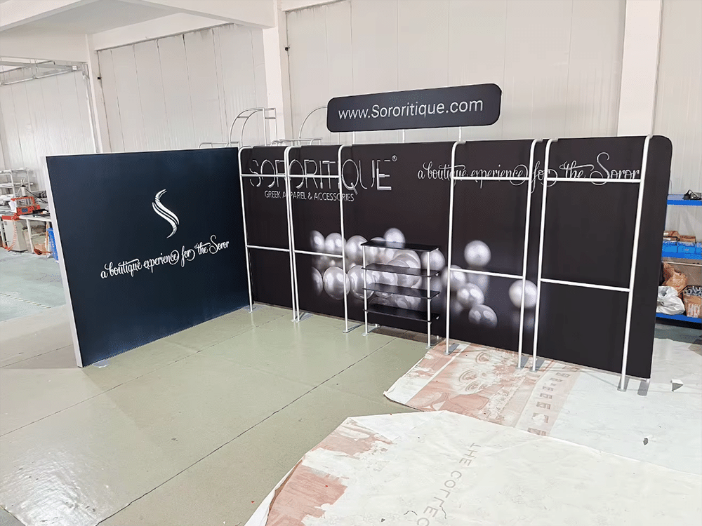 10x20 tension fabric booth work saveotm