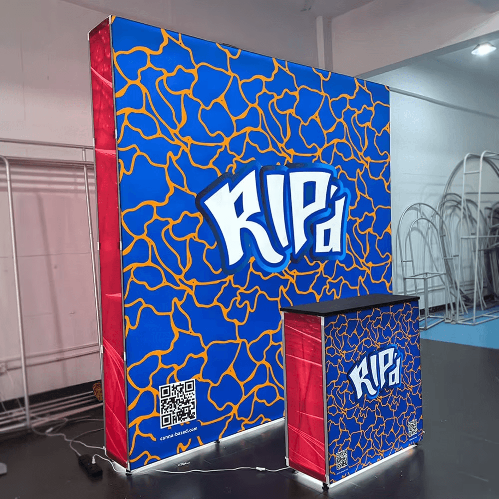 backlit wallbox booth work ripd