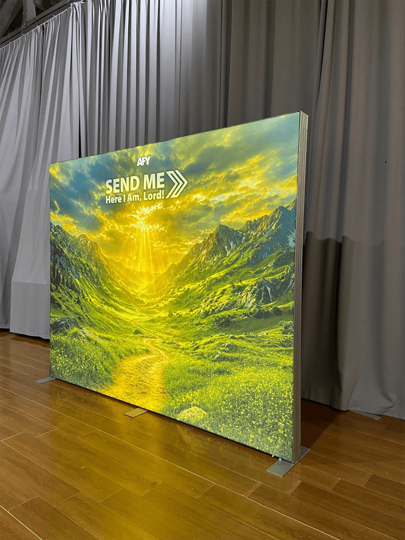 backlit seg work green