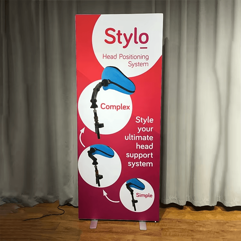 banner stand works stylo